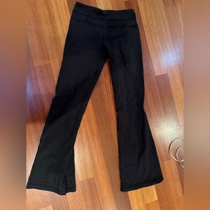 Lululemon flared workout  yoga pants. 4.